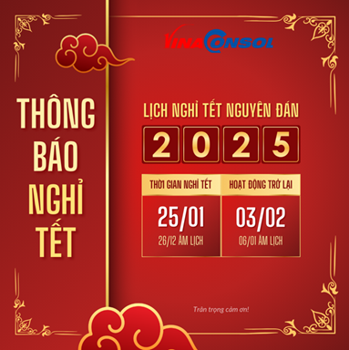 Thông báo lịch nghỉ Tết Ất Tỵ năm 2025